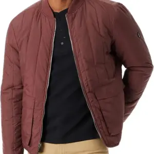 BASS OUTDOOR Men's Reversible Liner Bomber Jacket with Pocket on Both Sides Standard